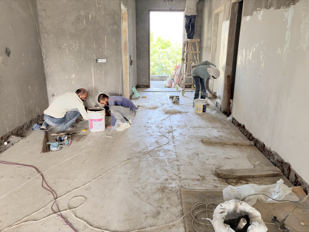 Professional Tiles Work At Site